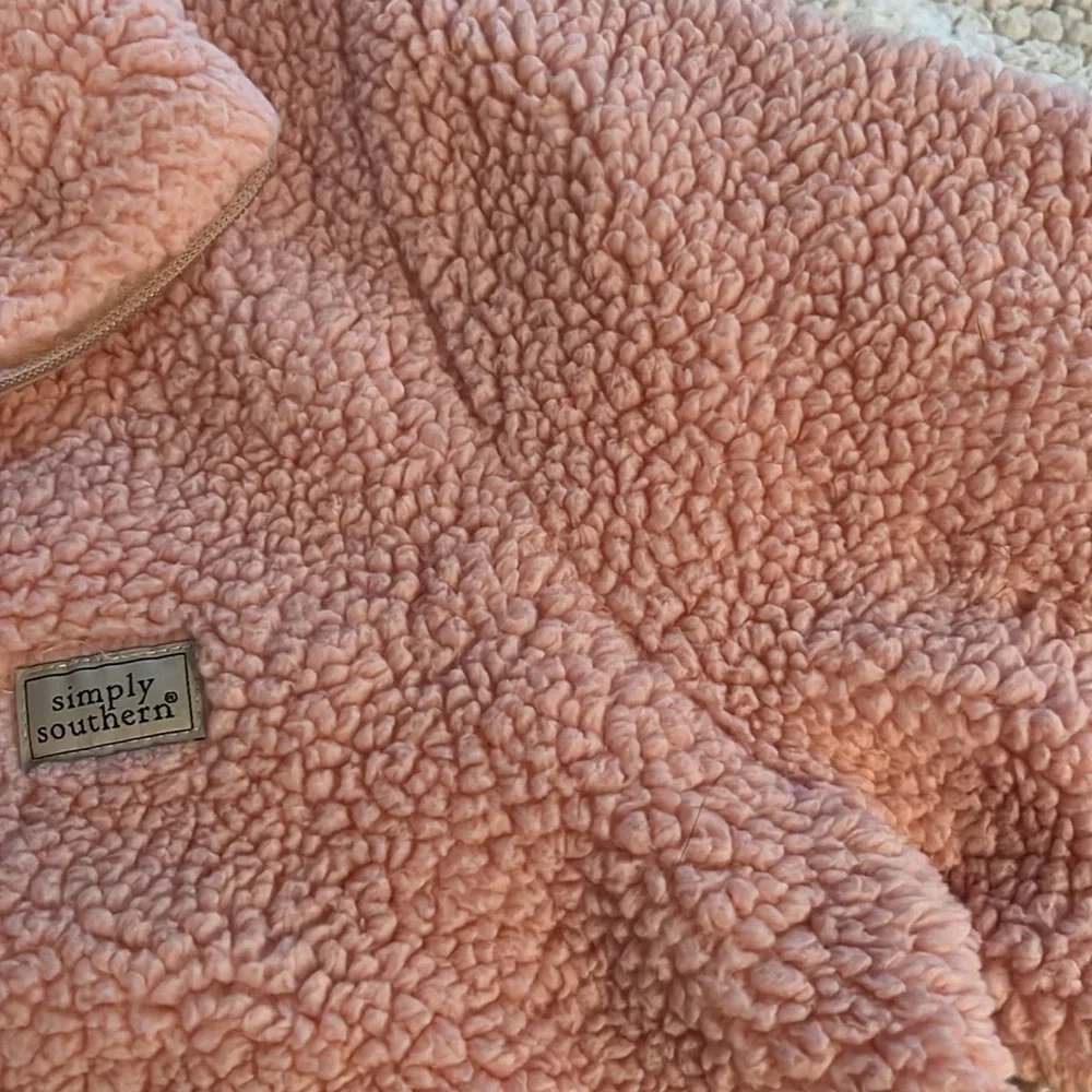 HP Simply Southern M Sherpa Peach Jacket - Picture 6 of 16
